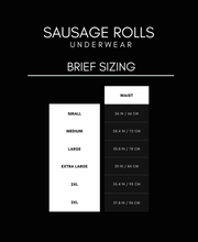 Sausage Roll Briefs - Black (3 Pack)