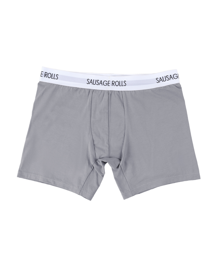 Sausage Roll Boxer Briefs - Grey (3 Pack)